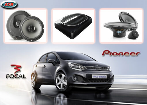 Kia New Rio Audio Upgrade Sound system pakket speakers